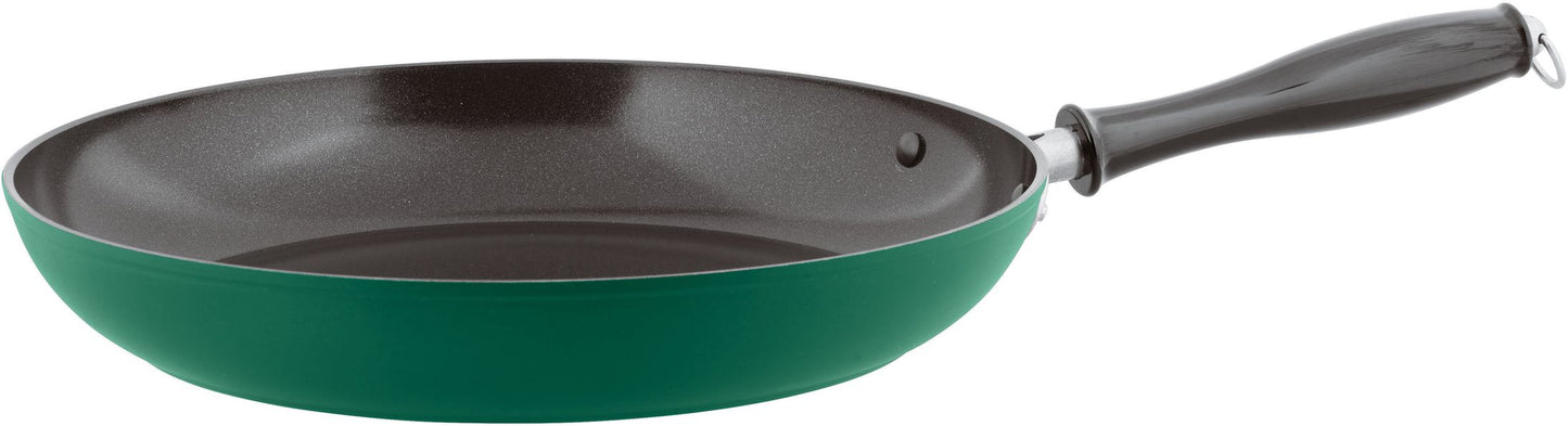 SAMBONET Vintage Koekenpan – Retro charme met dubbele Quarzo Nero anti-aanbaklaag, vrij van PFOA & nikkel
