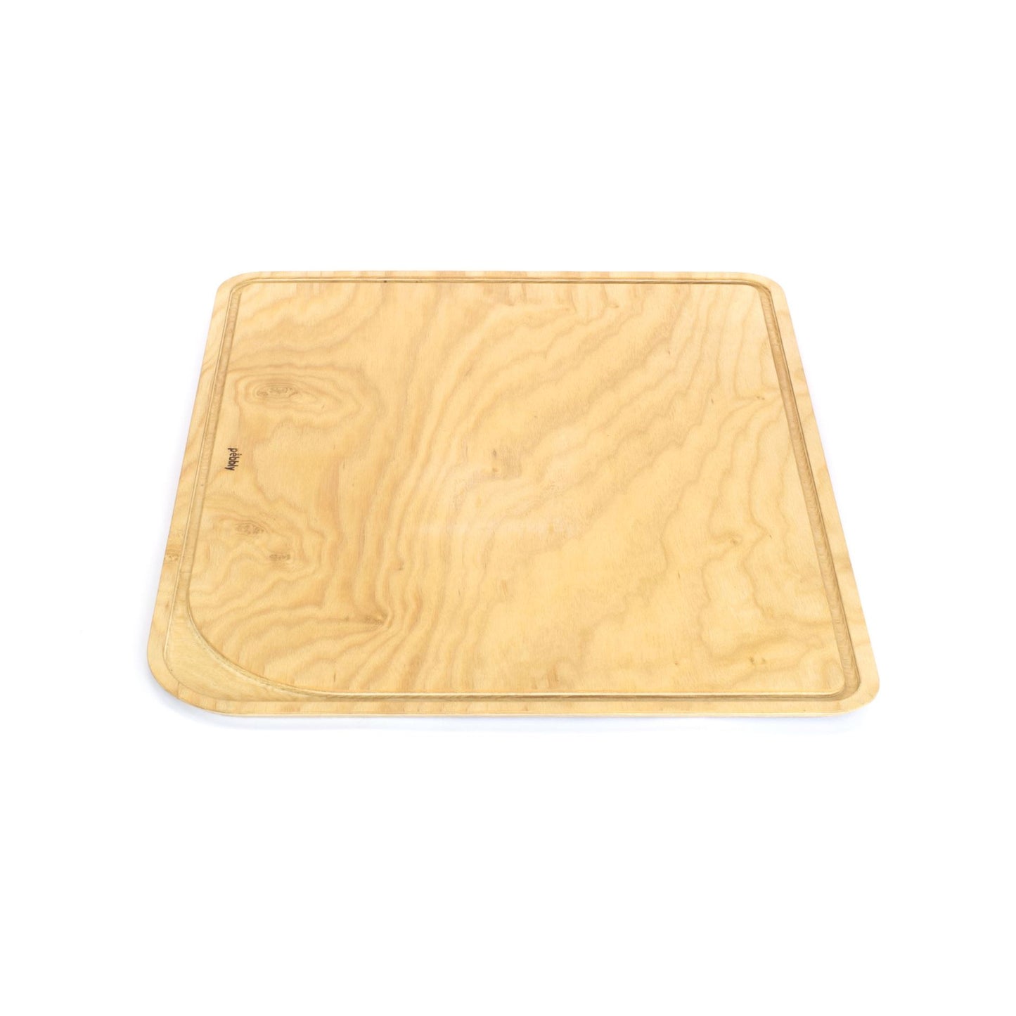PEBBLY Snijplank 50×40 cm – Massief essenhout met sapgeul voor stijlvol en hygiënisch snijwerk