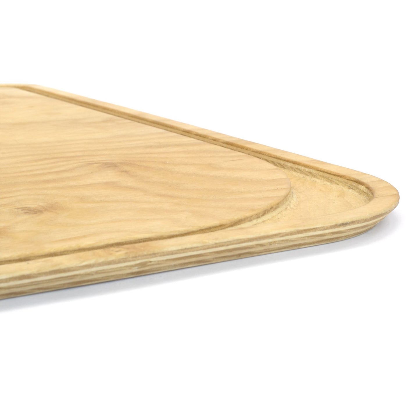 PEBBLY Snijplank 50×40 cm – Massief essenhout met sapgeul voor stijlvol en hygiënisch snijwerk