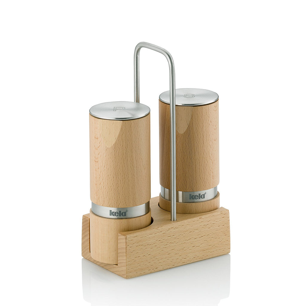 CRUET Kauri Zout- of Pepermolen – Elegant Beukenhout met Keramisch Mechanisme