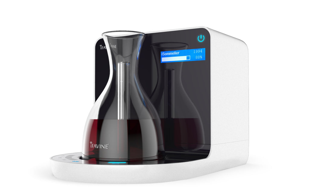 Ifavine iSommelier Pro Smart Decanter – Geavanceerd Wijn Decanteren in Stijlvol Wit