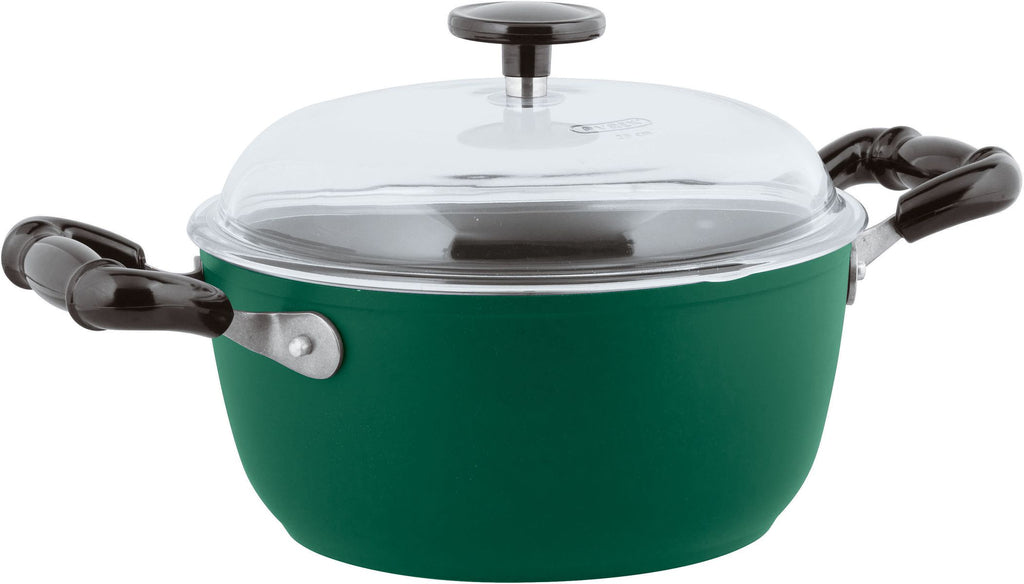SAMBONET Vintage Kookpan – Stijlvol Italiaans Design met Quarzo Nero Coating