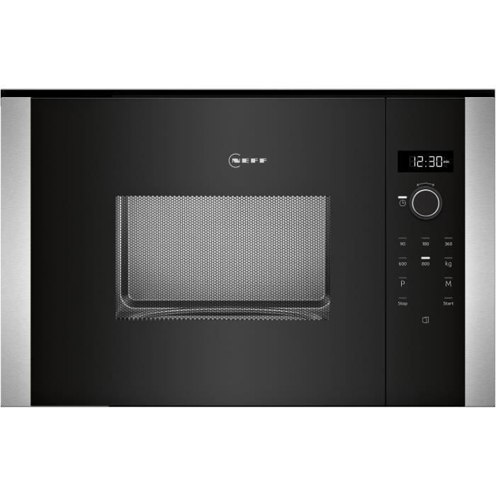 NEFF N50 HLAWD23N1F Inbouwmagnetron – Stijlvol Roestvrij Staal met Perfecte Precisie