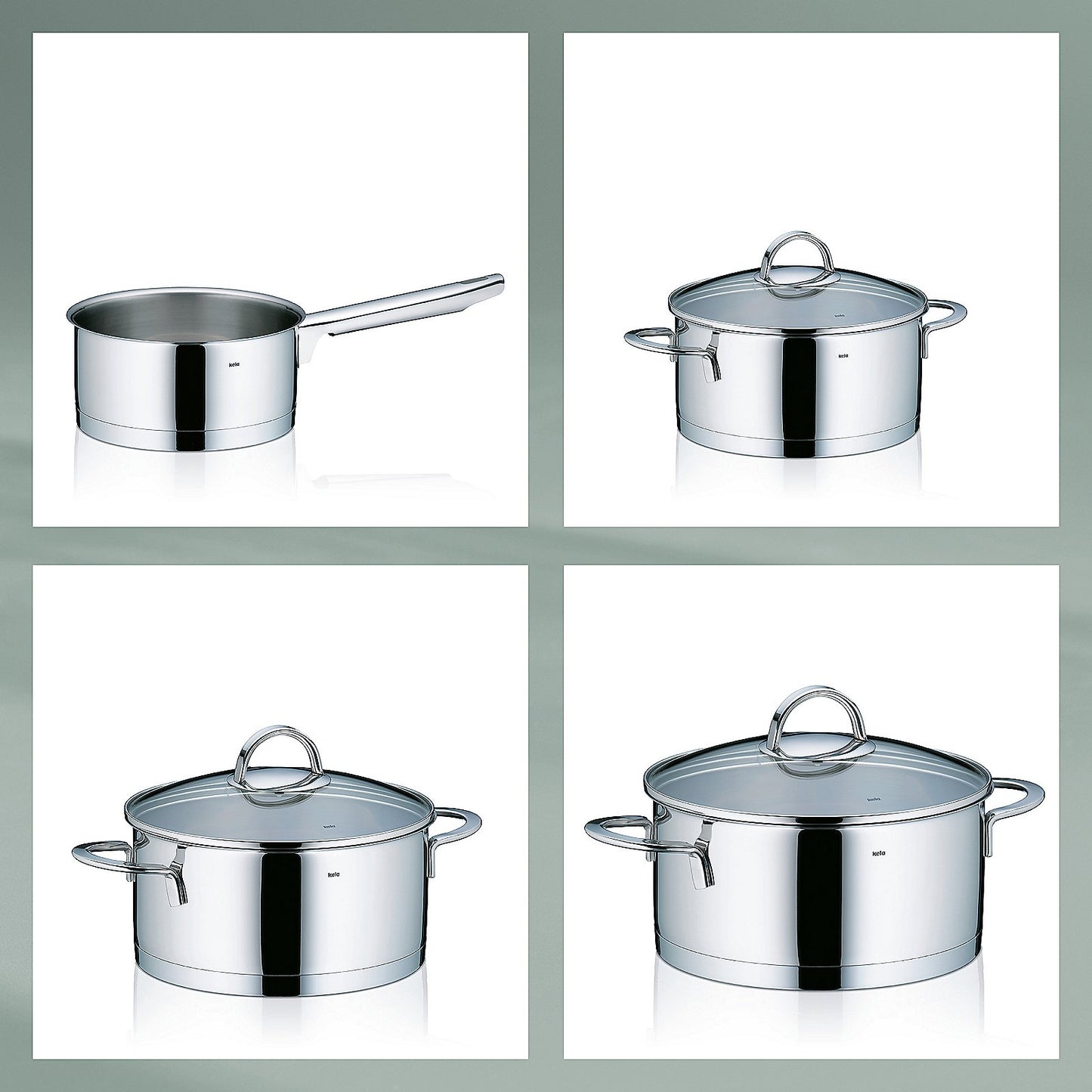 Cailin Pannenset Ø 16, 20 en 24 cm Kookpan en Ø 20 cm Steelpan