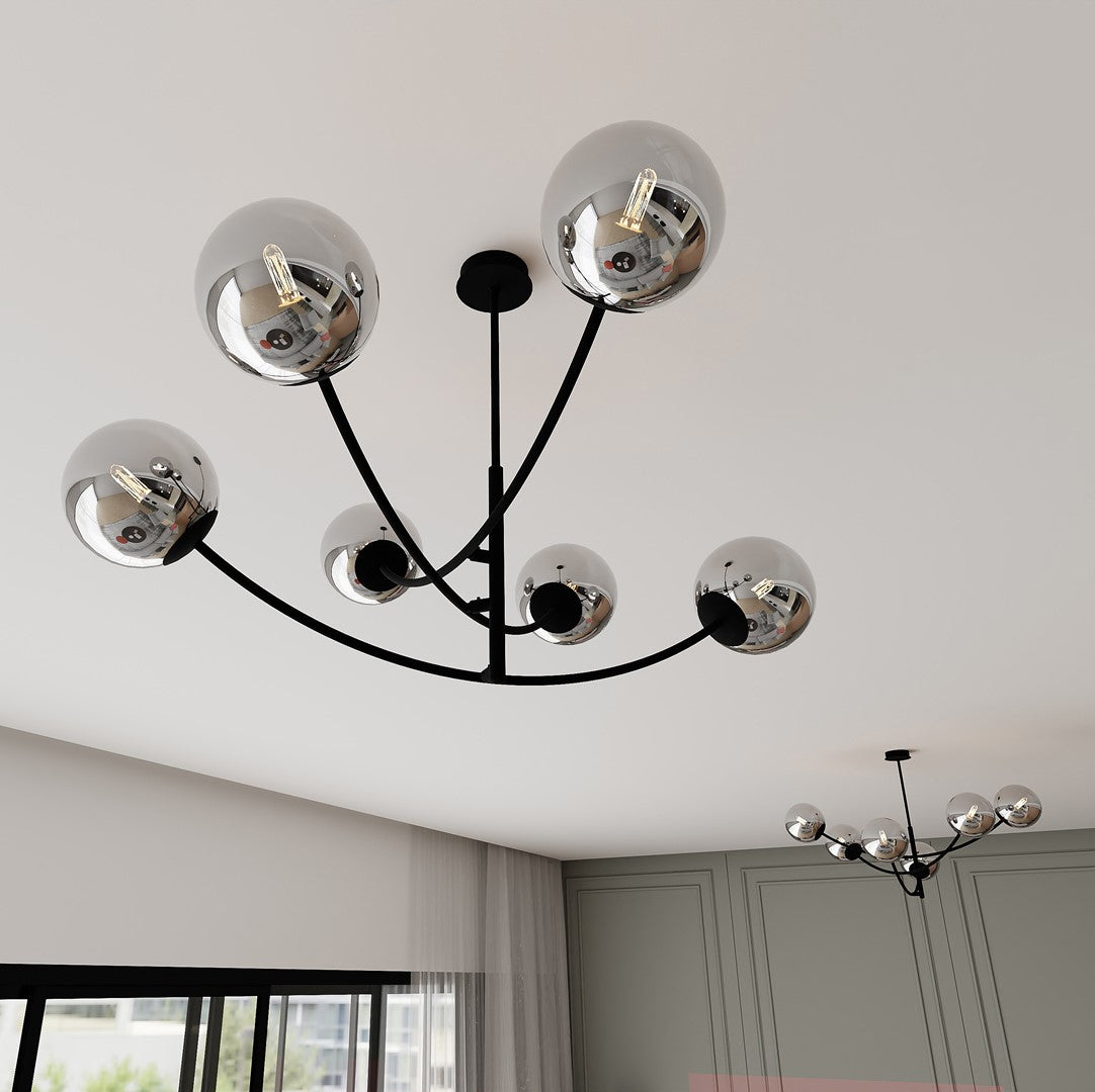 HUNTER 6 BLACK GRAFIT – Verlicht groots met moderne elegantie en karakter