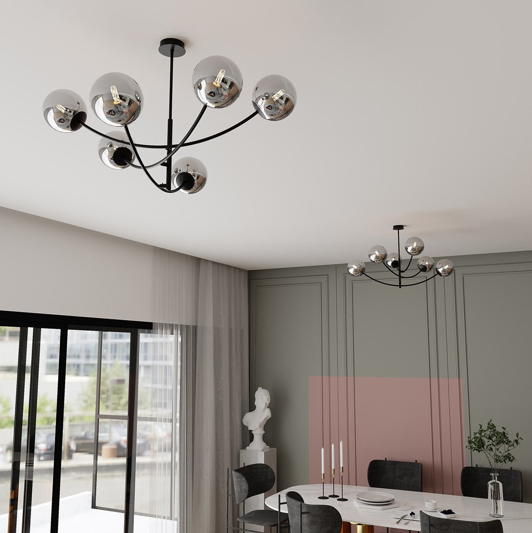 HUNTER 6 BLACK GRAFIT – Verlicht groots met moderne elegantie en karakter
