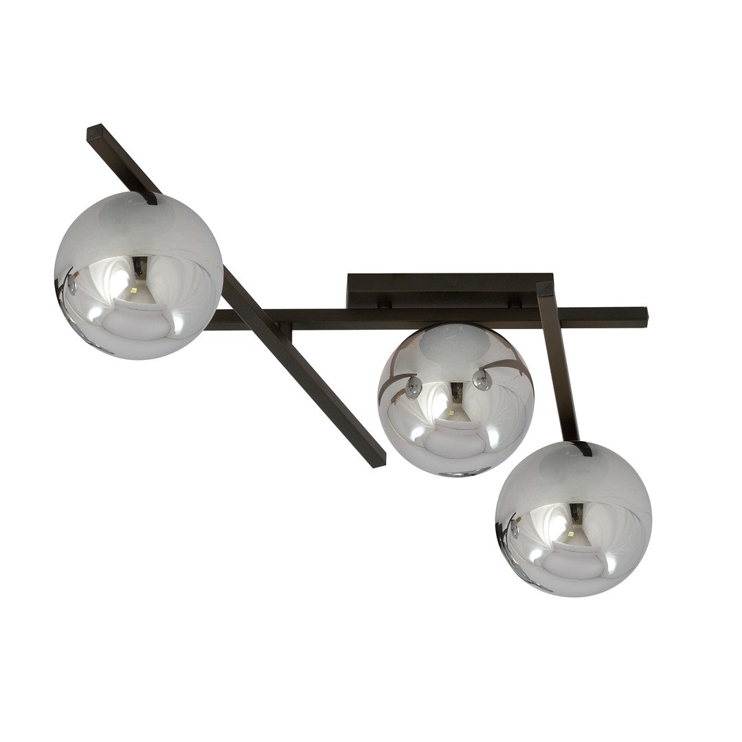 SMART 3 BLACK GRAFIT – Moderne plafondlamp met karakter voor elk interieur