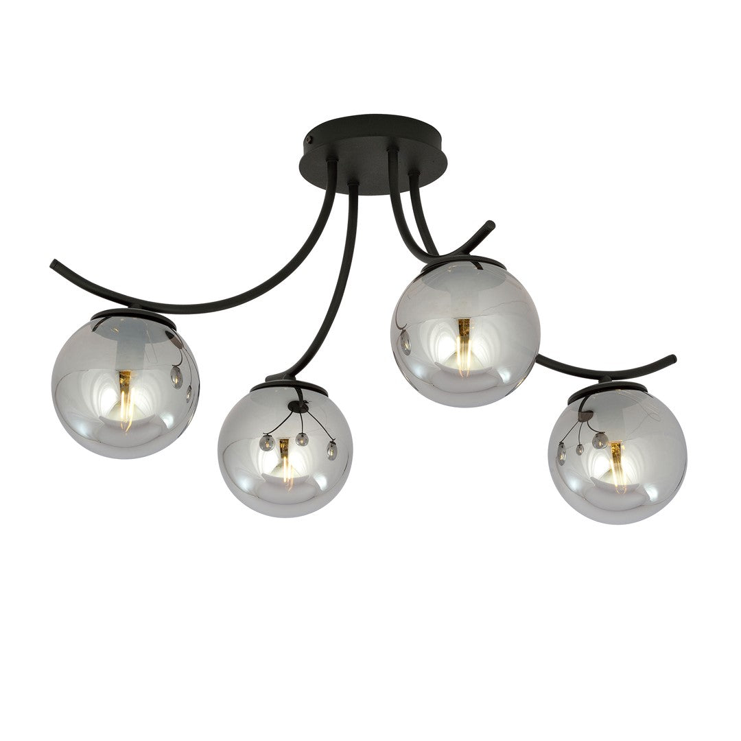 BOSTON 4 BLACK GRAFIT – Elegantie en krachtig design voor elke ruimte