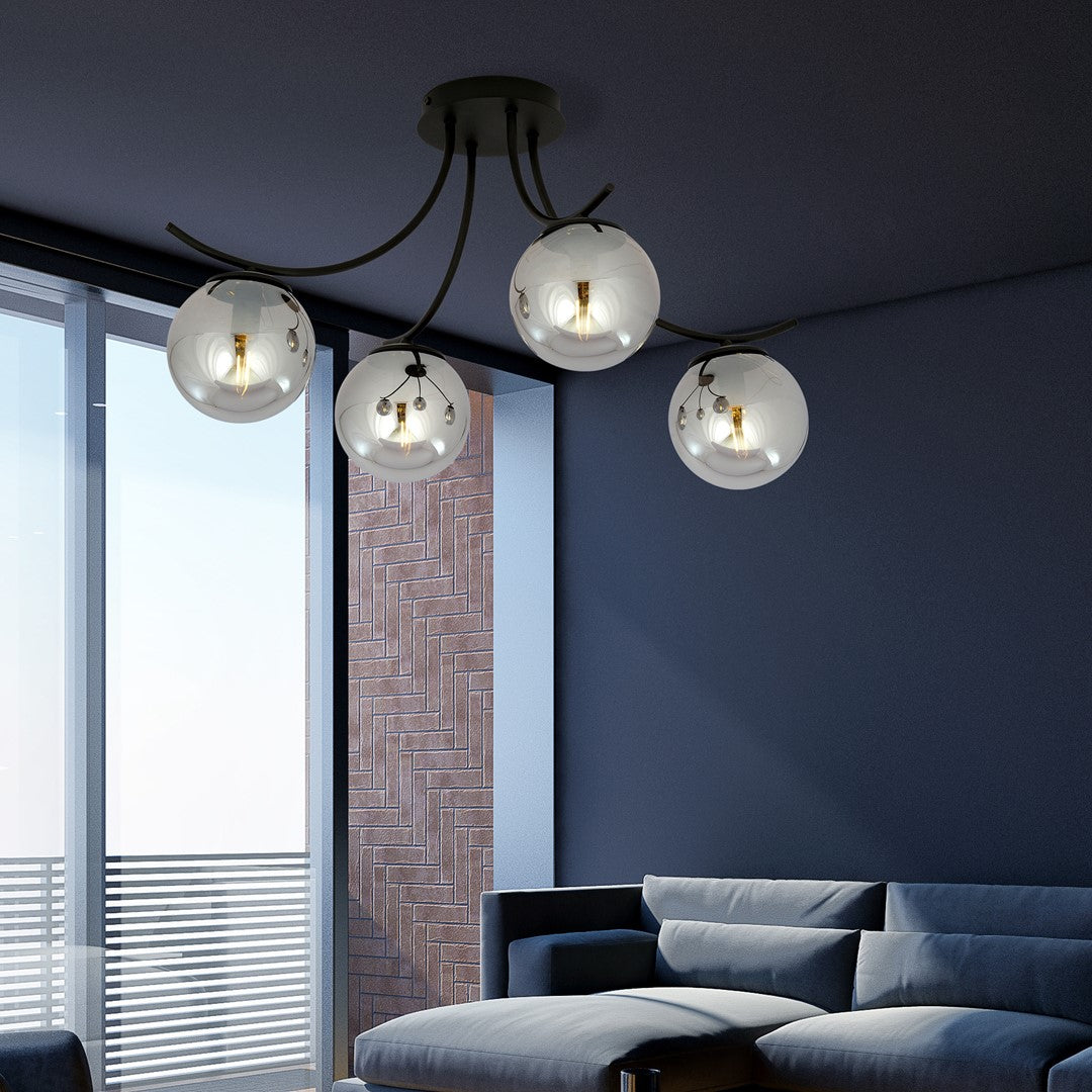 BOSTON 4 BLACK GRAFIT – Elegantie en krachtig design voor elke ruimte