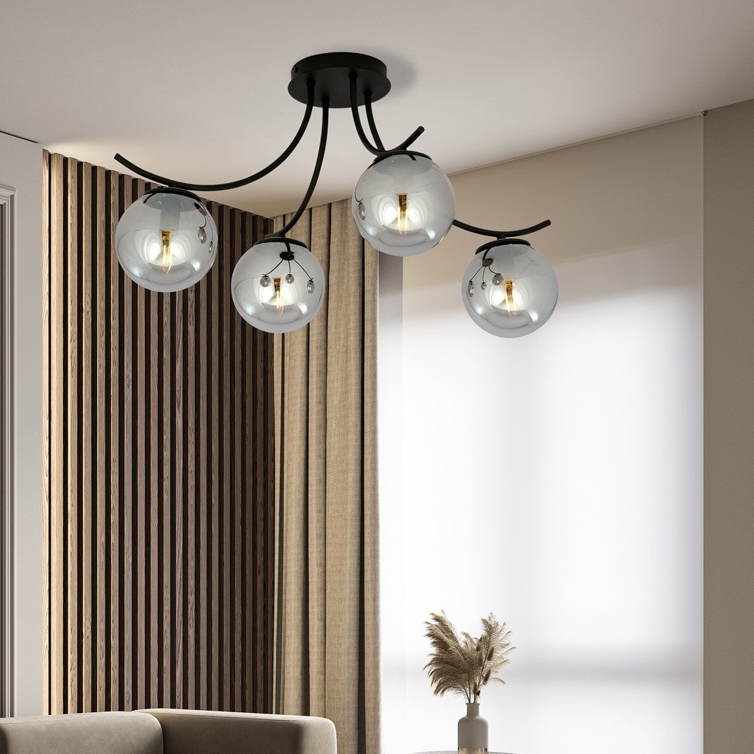 BOSTON 4 BLACK GRAFIT – Elegantie en krachtig design voor elke ruimte