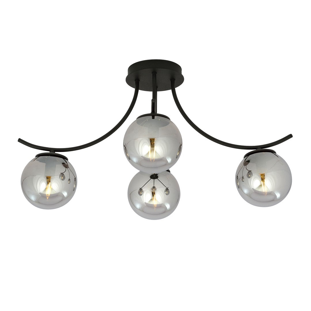 BOSTON 4 BLACK GRAFIT – Elegantie en krachtig design voor elke ruimte