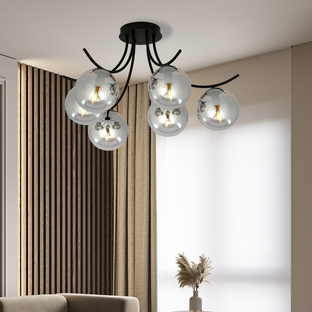 BOSTON 6 BLACK GRAFIT – Modern minimalisme met stijlvolle uitstraling