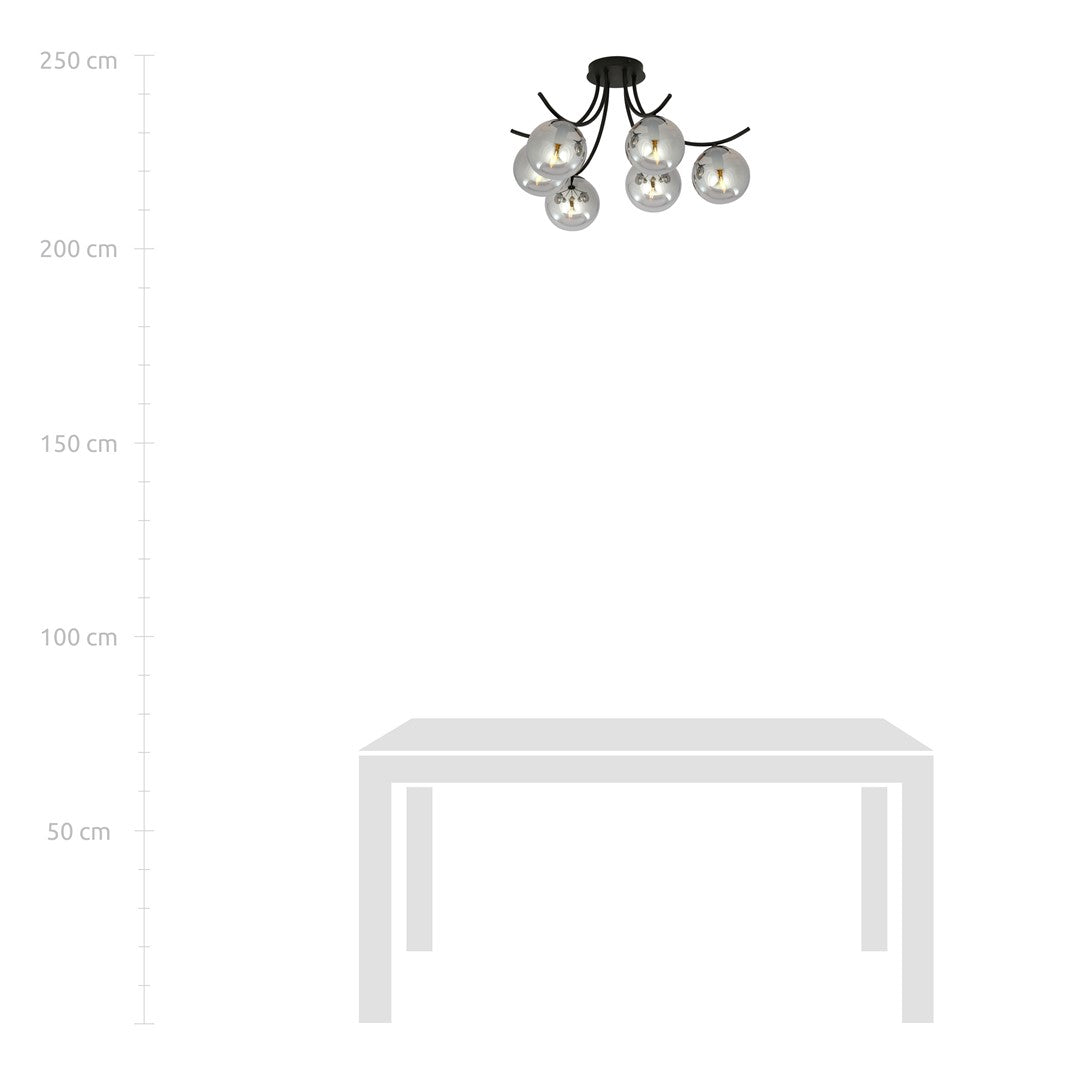 BOSTON 6 BLACK GRAFIT – Modern minimalisme met stijlvolle uitstraling