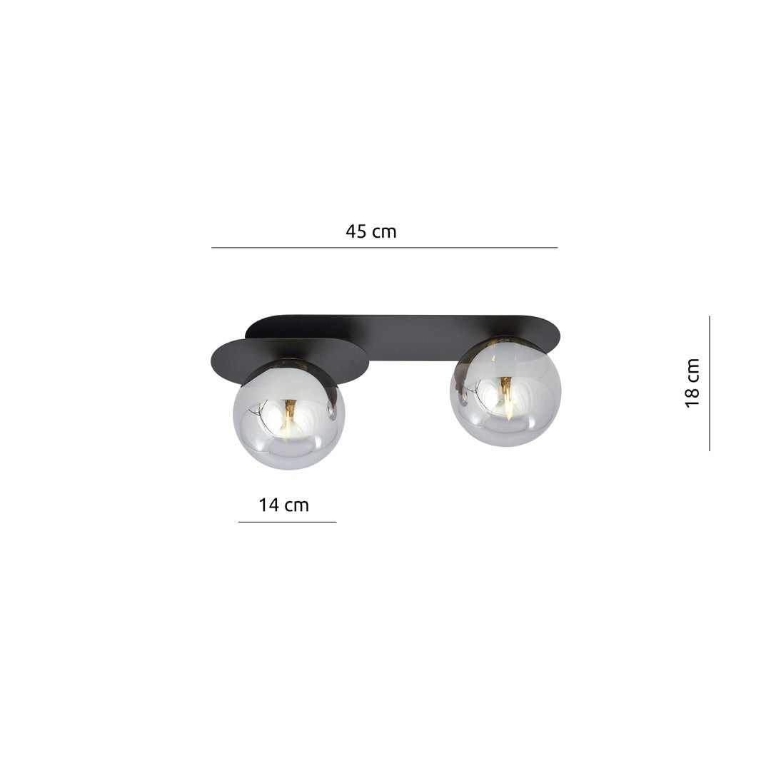 PLAZA 2 BLACK GRAFIT – Industrieel design met een minimalistische uitstraling