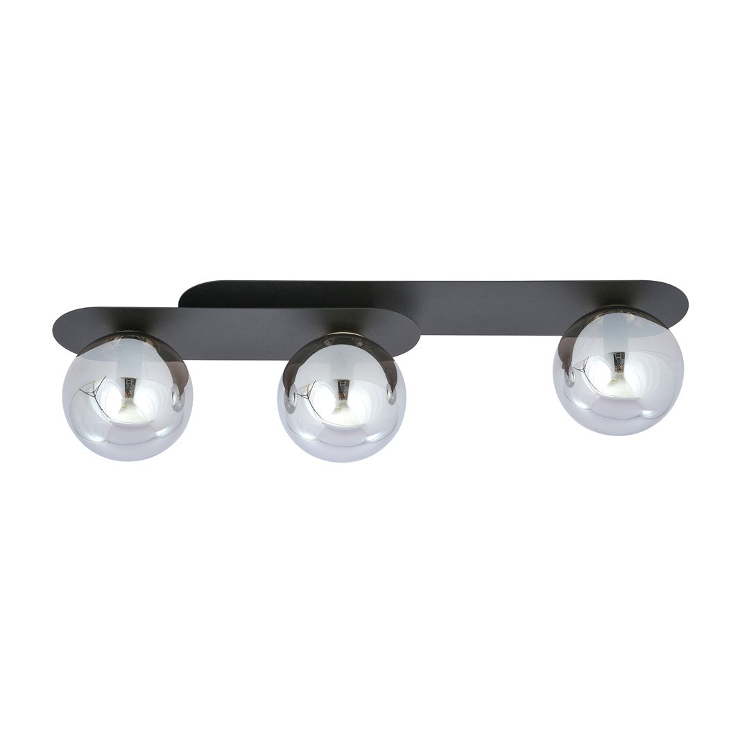 PLAZA 3 BLACK GRAFIT – Industriële plafondlamp met karakter en klasse