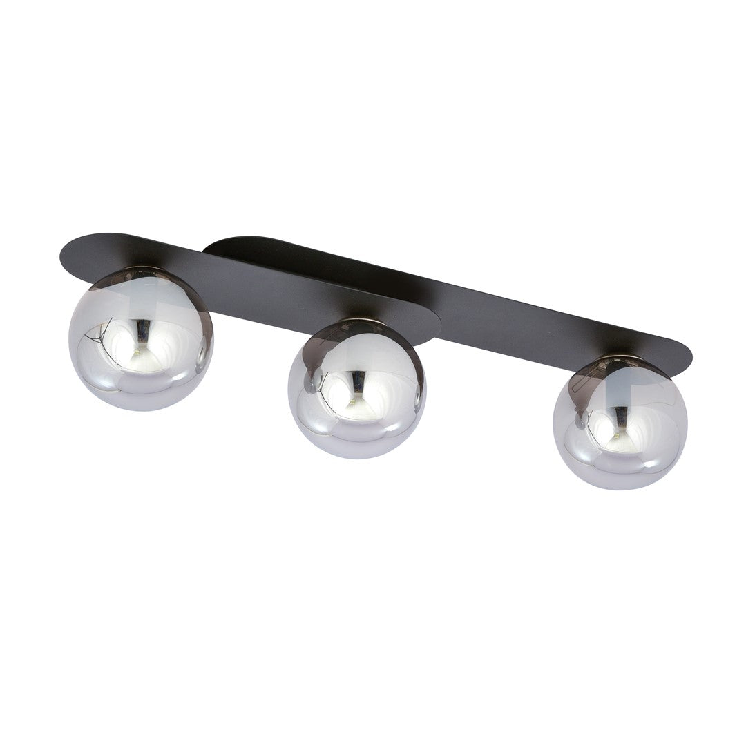 PLAZA 3 BLACK GRAFIT – Industriële plafondlamp met karakter en klasse