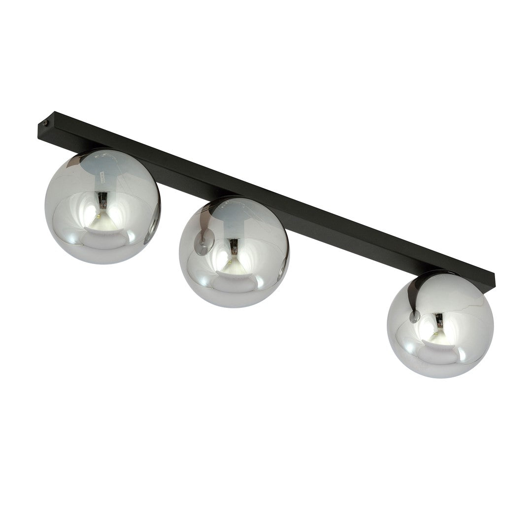 FIT 3 BLACK GRAFIT – Minimalistische plafondlamp met industriële flair