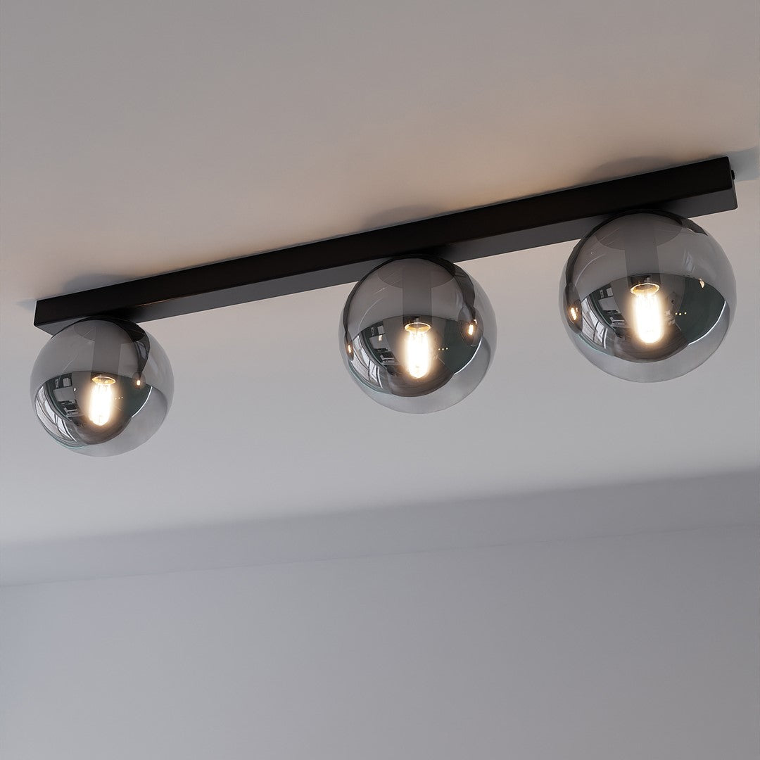 FIT 3 BLACK GRAFIT – Minimalistische plafondlamp met industriële flair