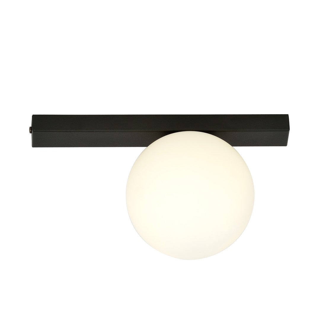 FIT 1 BLACK OPAL – Minimalistische plafondlamp met industriële finesse