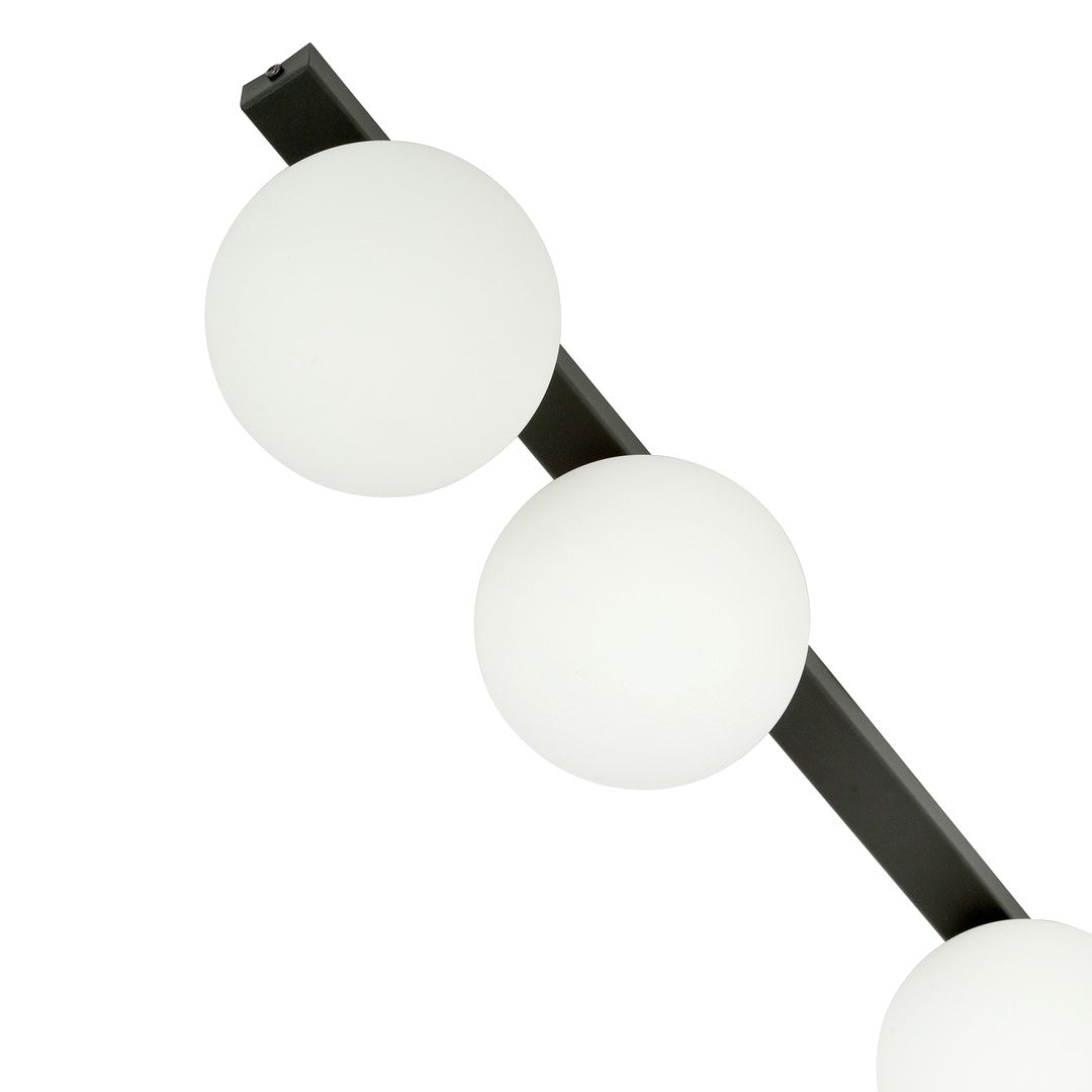 FIT 3 BLACK OPAL – Minimalistische plafondlamp met industriële uitstraling