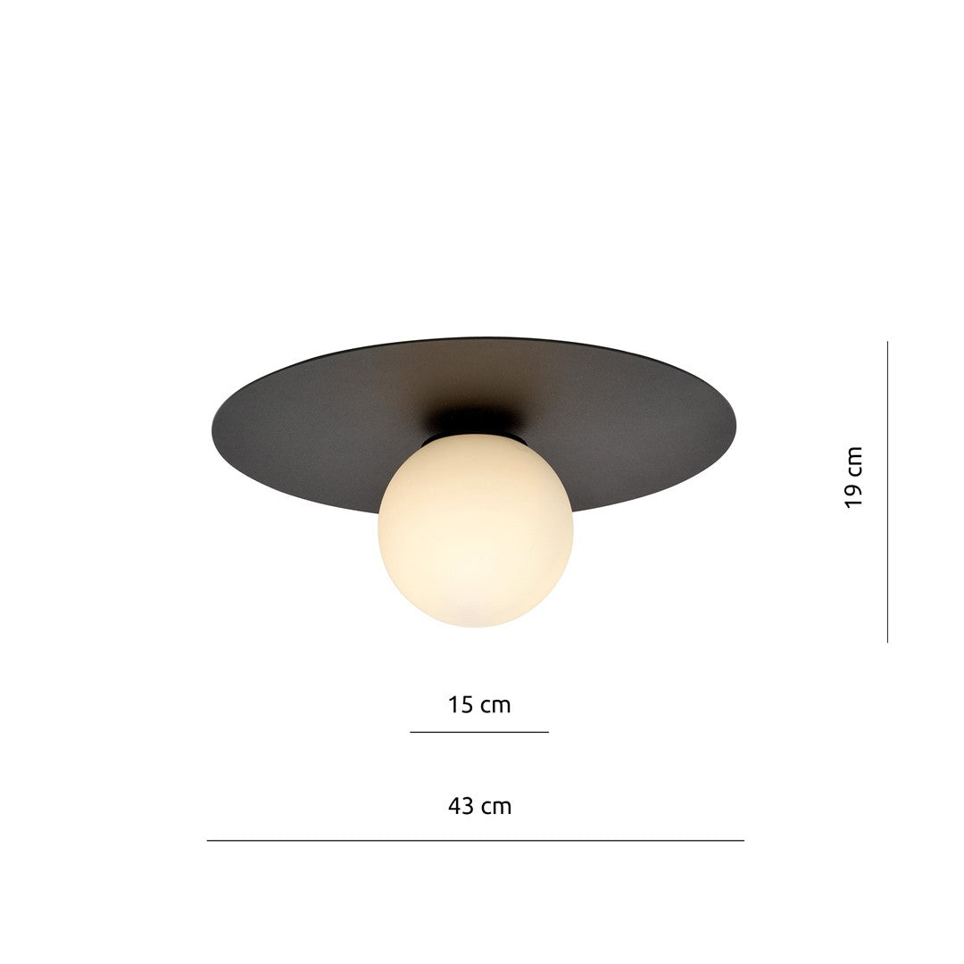SOLAR 1 BLACK OPAL – Minimalistisch design met industriële flair voor jouw interieur