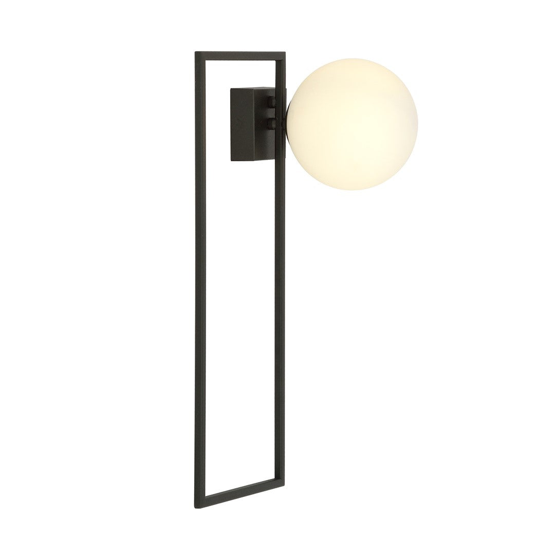 IMAGO 1A BLACK/OPAL – Minimalistische plafondlamp met industriële flair