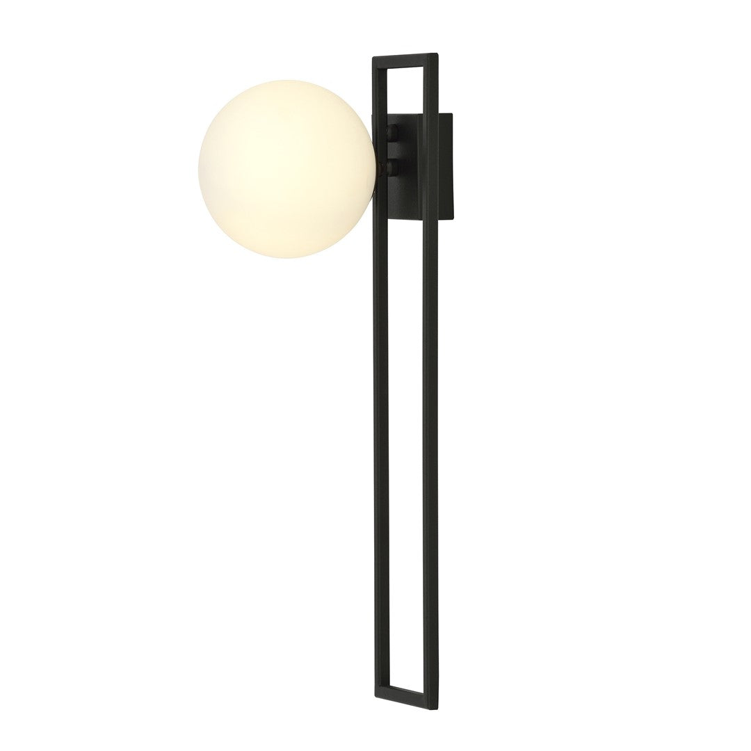 IMAGO 1C BLACK/OPAL – Minimalistische plafondlamp met industriële uitstraling