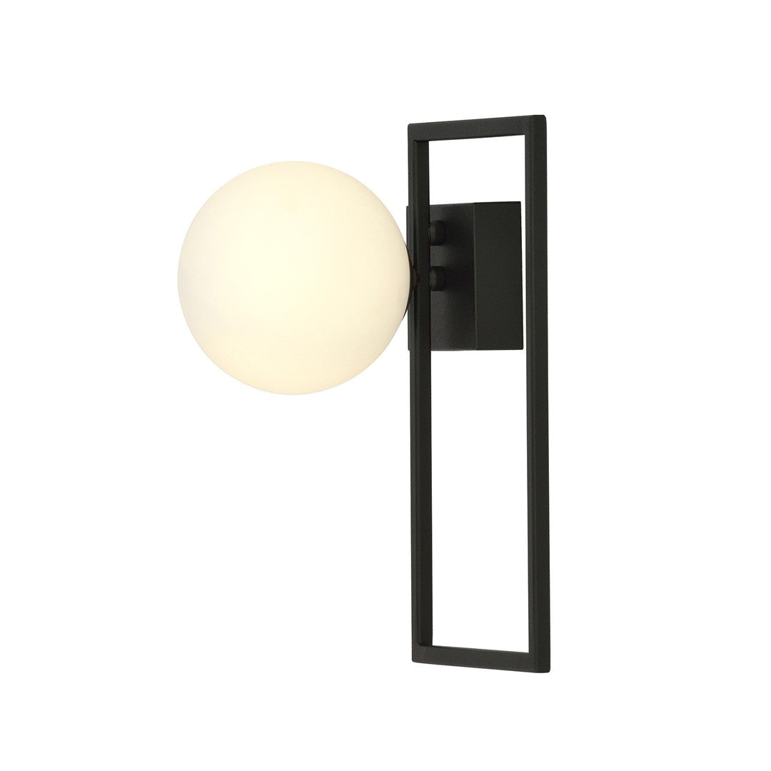 IMAGO 1D BLACK/OPAL – Minimalistische inbouwlamp met industriële flair