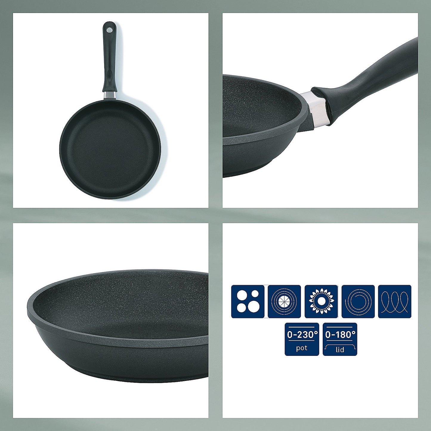 KELA Kerros Braadpan Ø28 cm – Hoogwaardige pan voor zacht smoren en dagelijks gebruik