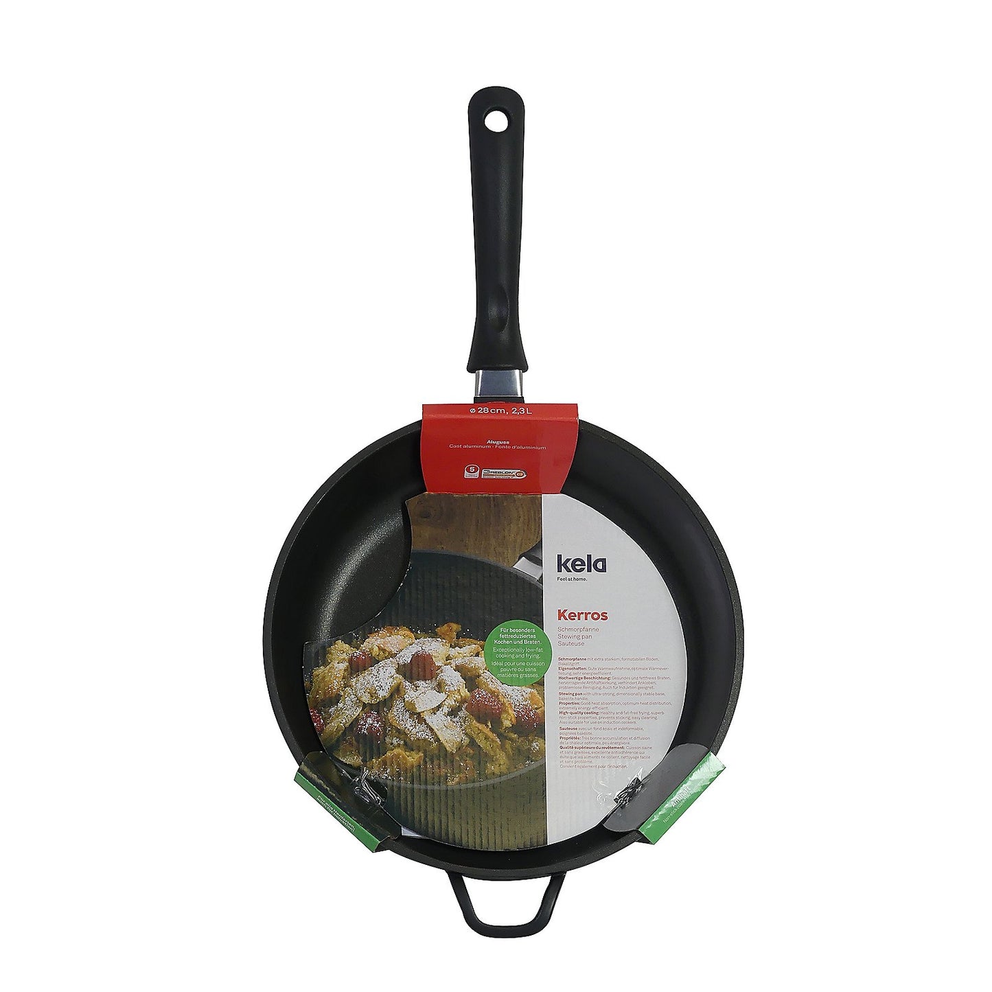 KELA Kerros Braadpan Ø28 cm – Hoogwaardige pan voor zacht smoren en dagelijks gebruik