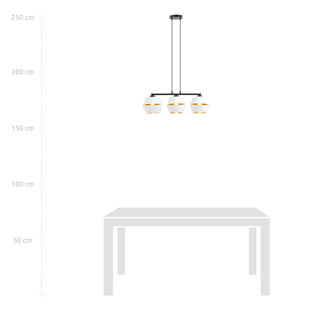 PIANO 3 White Gold – Verfijnde elegantie met een warme, gouden gloed