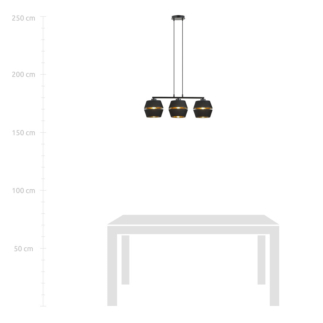 PIANO 3 Black Gold – Tijdloze elegantie met een warme, luxe uitstraling
