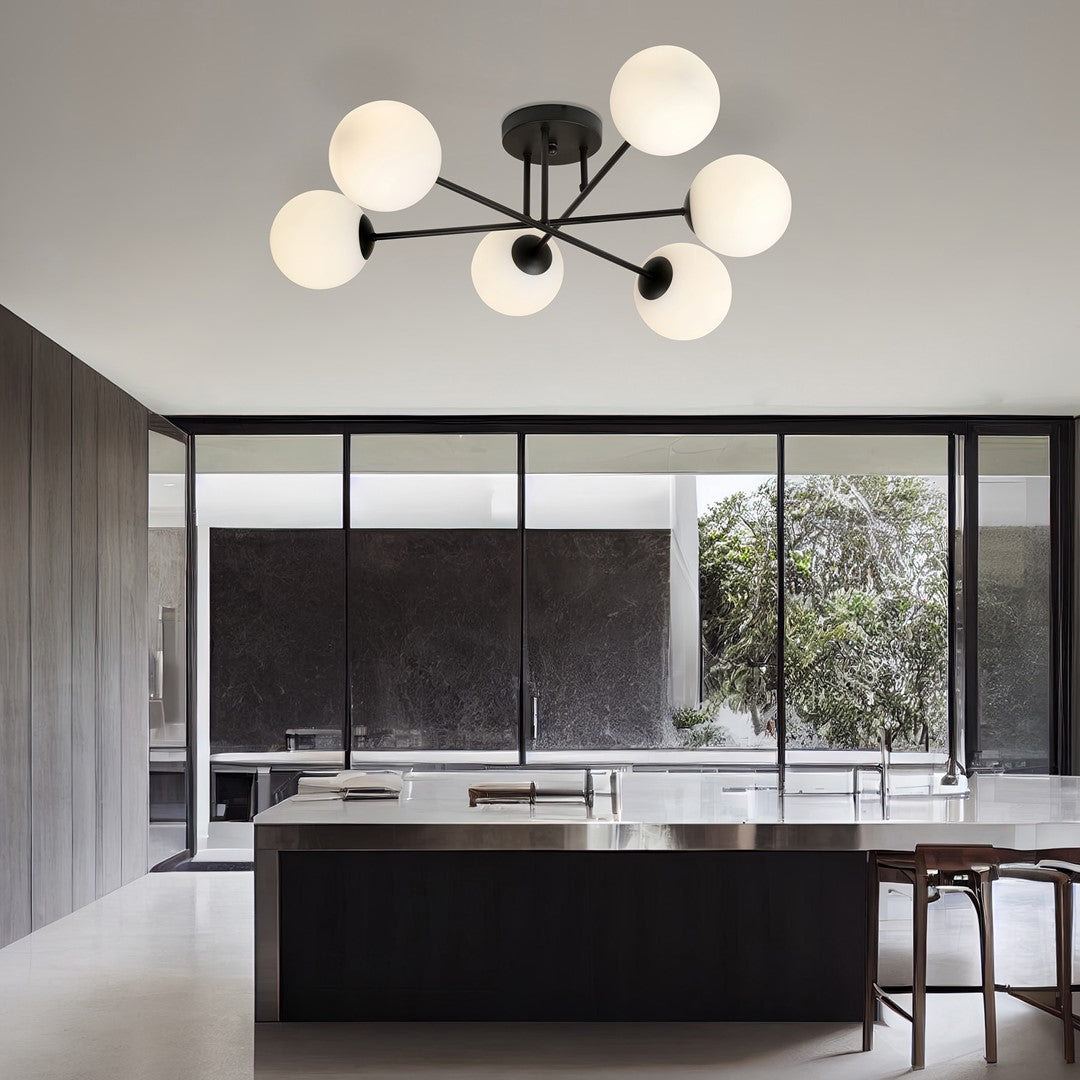 ROMA 6 – Strakke plafondlamp met modern karakter voor elk interieur
