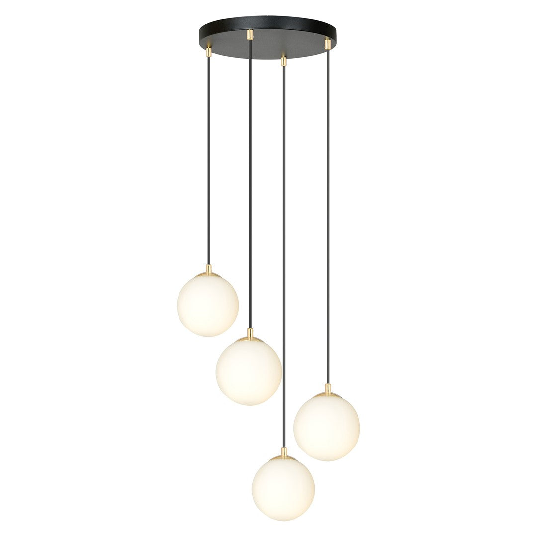 ROYAL 4 Black – Minimalistisch plafonddesign met een vleugje goud