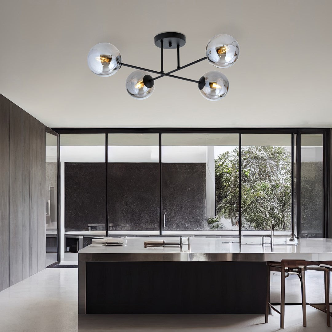 ROMA 4 – Minimalistische plafondlamp voor moderne elegantie en optimale verlichting