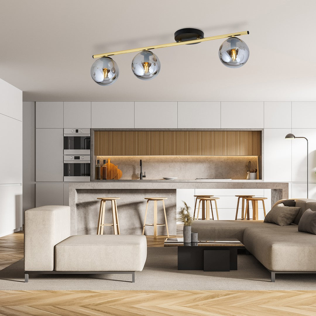 MONZA 3 – Minimalistische plafondlamp met elegante afwerking voor elk interieur