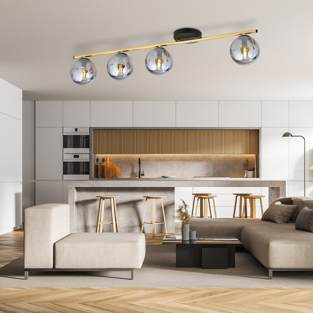 MONZA 4 – Minimalistische plafondlamp met moderne elegantie