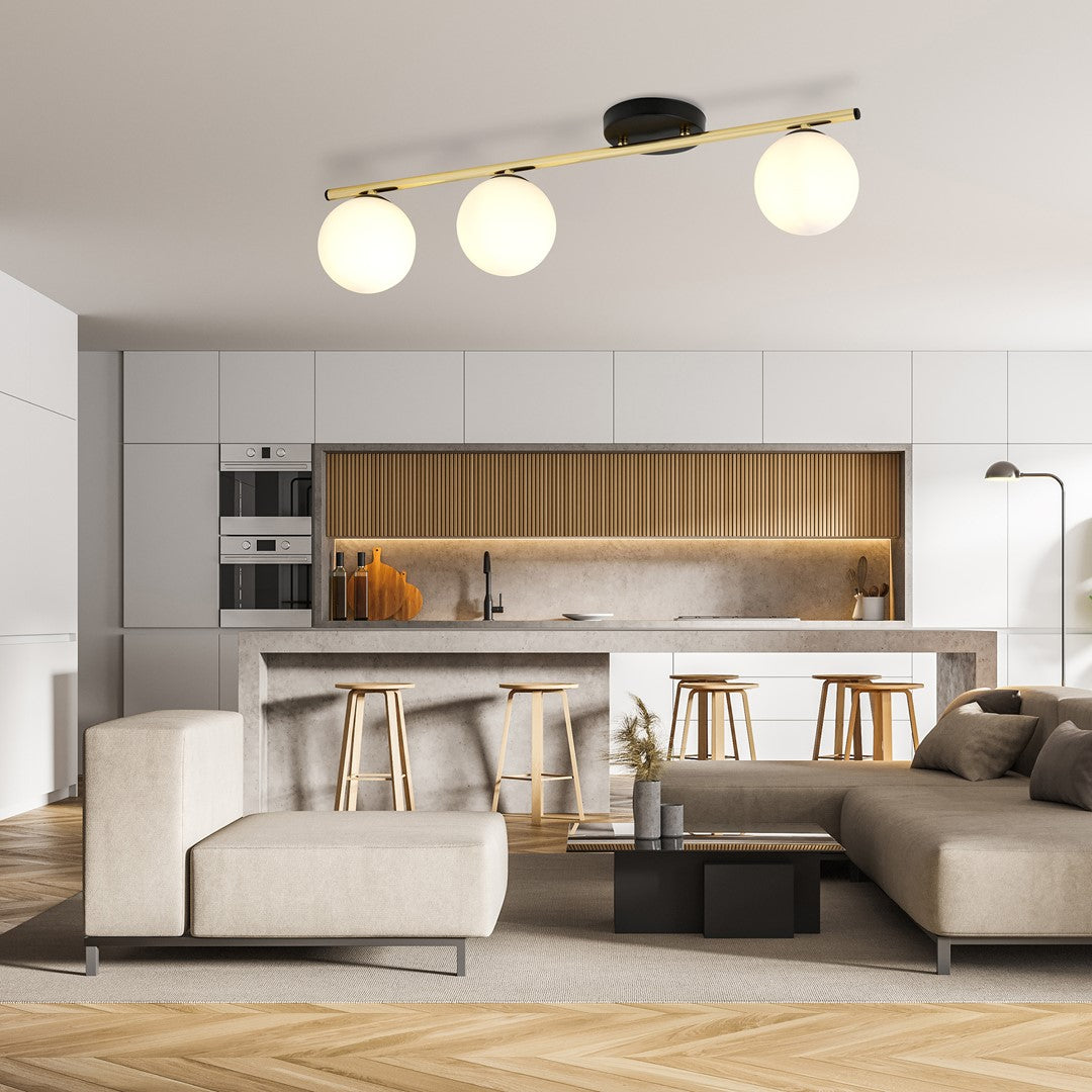 MONZA 3 – Minimalistische plafondlamp met stijlvolle uitstraling