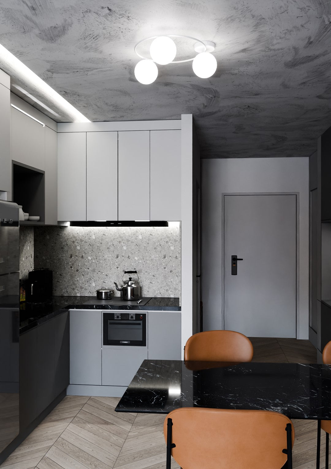 SOPRA 3 – Minimalistisch inbouwdesign met industriële flair voor stijlvolle ruimtes