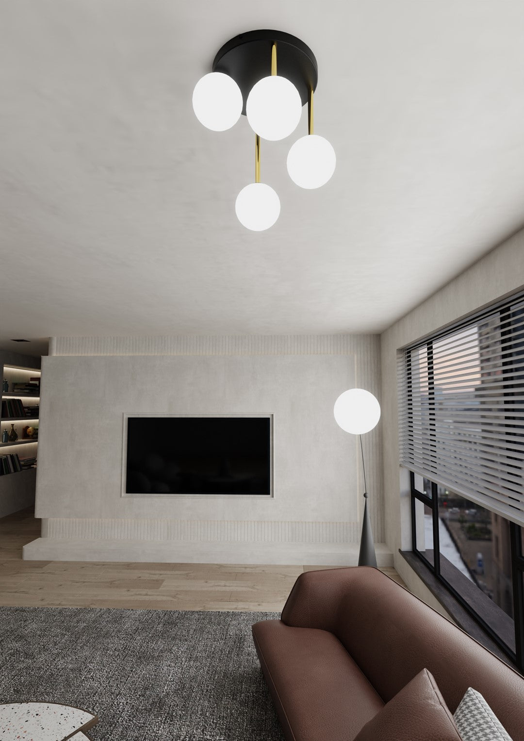 DOLCE 4 – Minimalistisch design met gouden accenten voor stijlvol wooncomfort