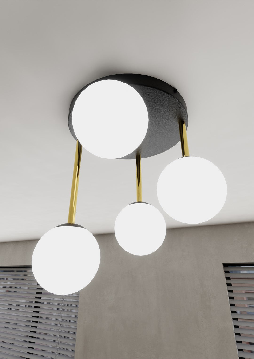 DOLCE 4 – Minimalistisch design met gouden accenten voor stijlvol wooncomfort