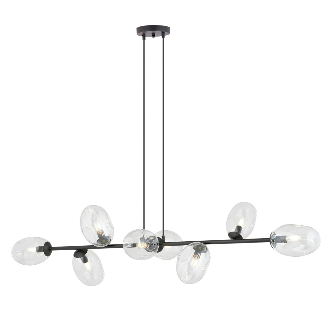 PANDORA 8 Black Transparant – Indrukwekkende lichtbeleving met transparante elegantie
