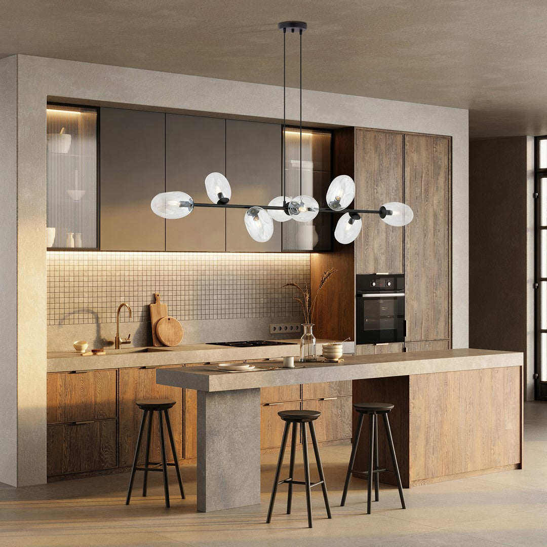 PANDORA 8 Black Transparant – Indrukwekkende lichtbeleving met transparante elegantie