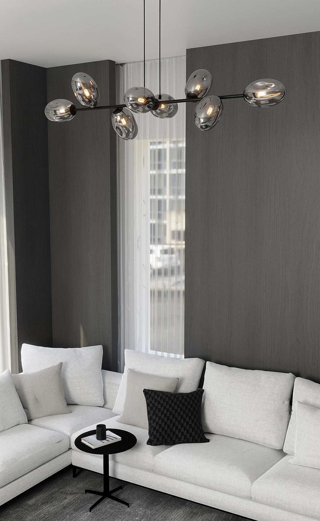 PANDORA 8 Black Grafit – Groots design met ruimte voor jouw persoonlijke stijl