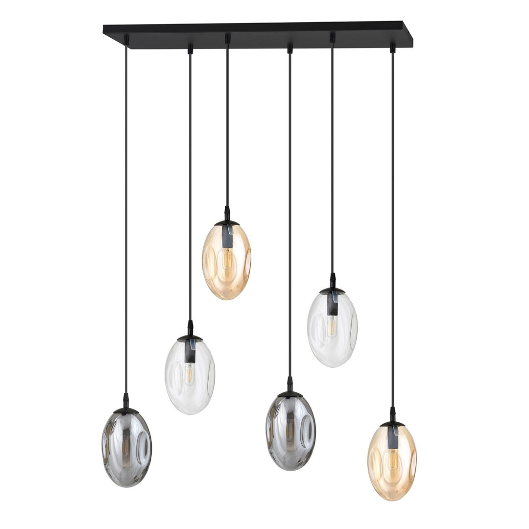 ASTRAL 6-BL-MIX Hanglamp – Unieke blikvanger met sierlijke vormen en veelzijdig design