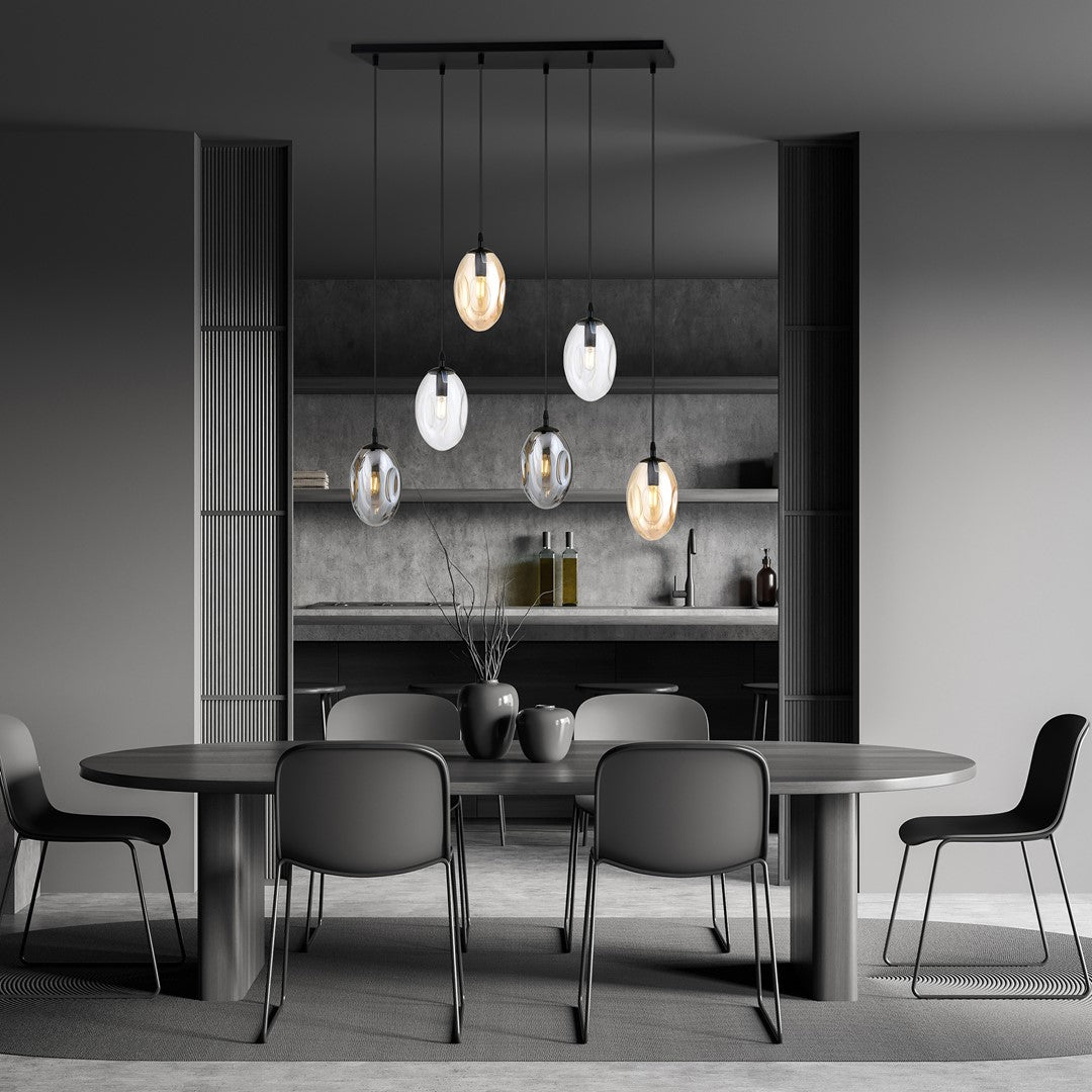ASTRAL 6-BL-MIX Hanglamp – Unieke blikvanger met sierlijke vormen en veelzijdig design