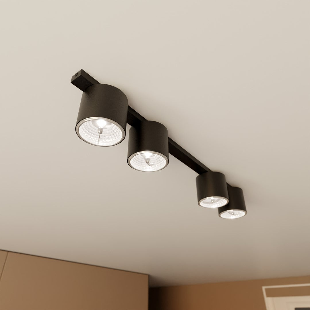 NANO 4 Black – Gerichte verlichting in een strak, minimalistisch design