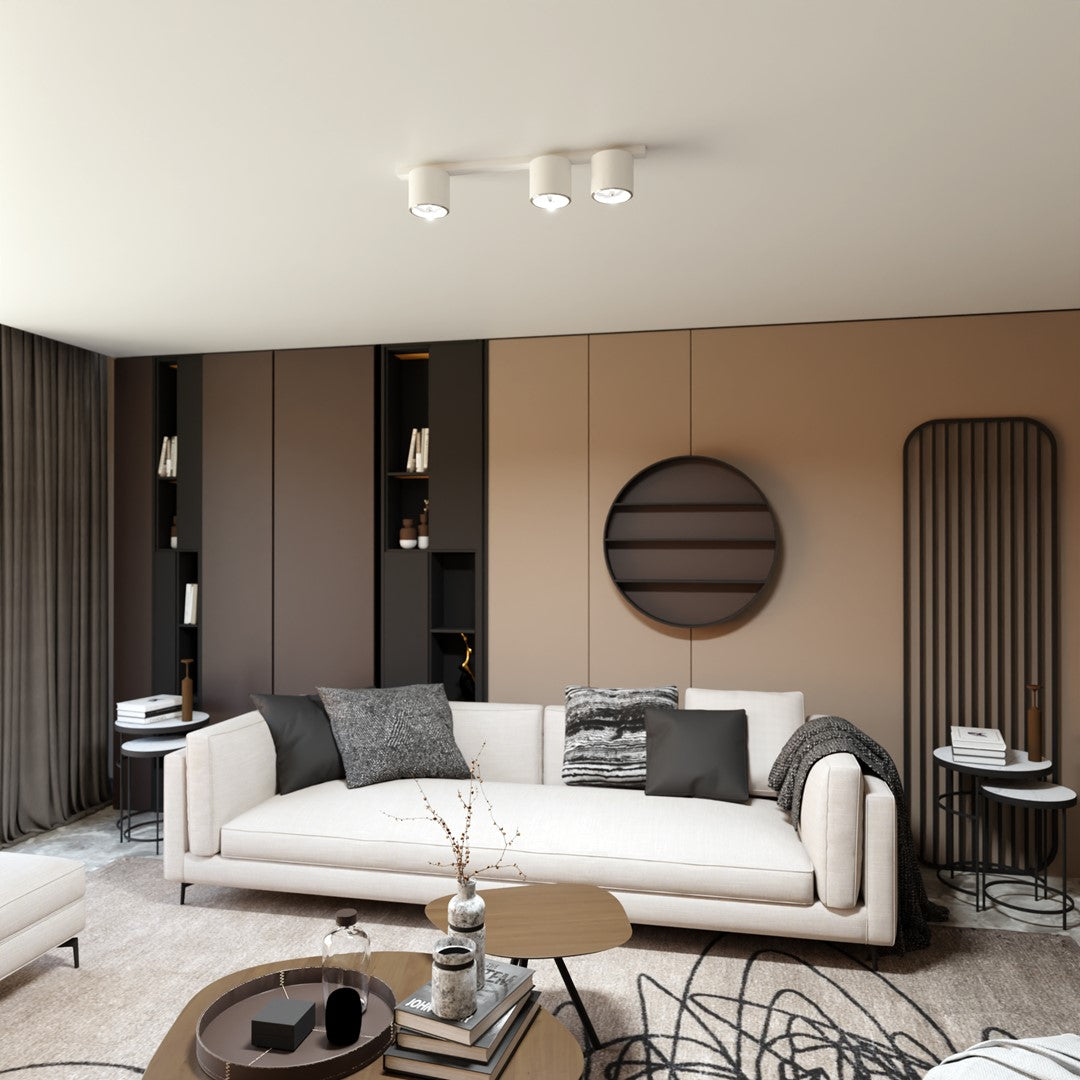 NANO 3 White – Minimalistische spotlamp met strakke lijnen en functioneel licht