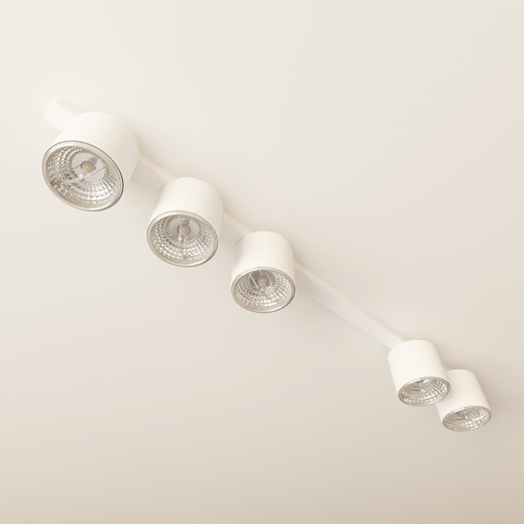 NANO 5 White – Minimalistisch design met krachtige, gerichte verlichting