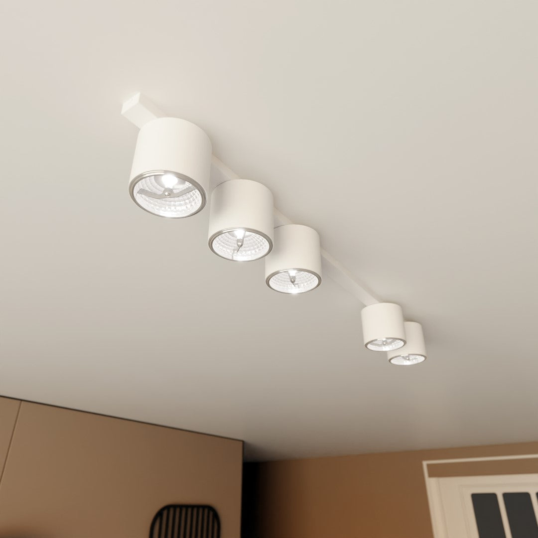 NANO 5 White – Minimalistisch design met krachtige, gerichte verlichting